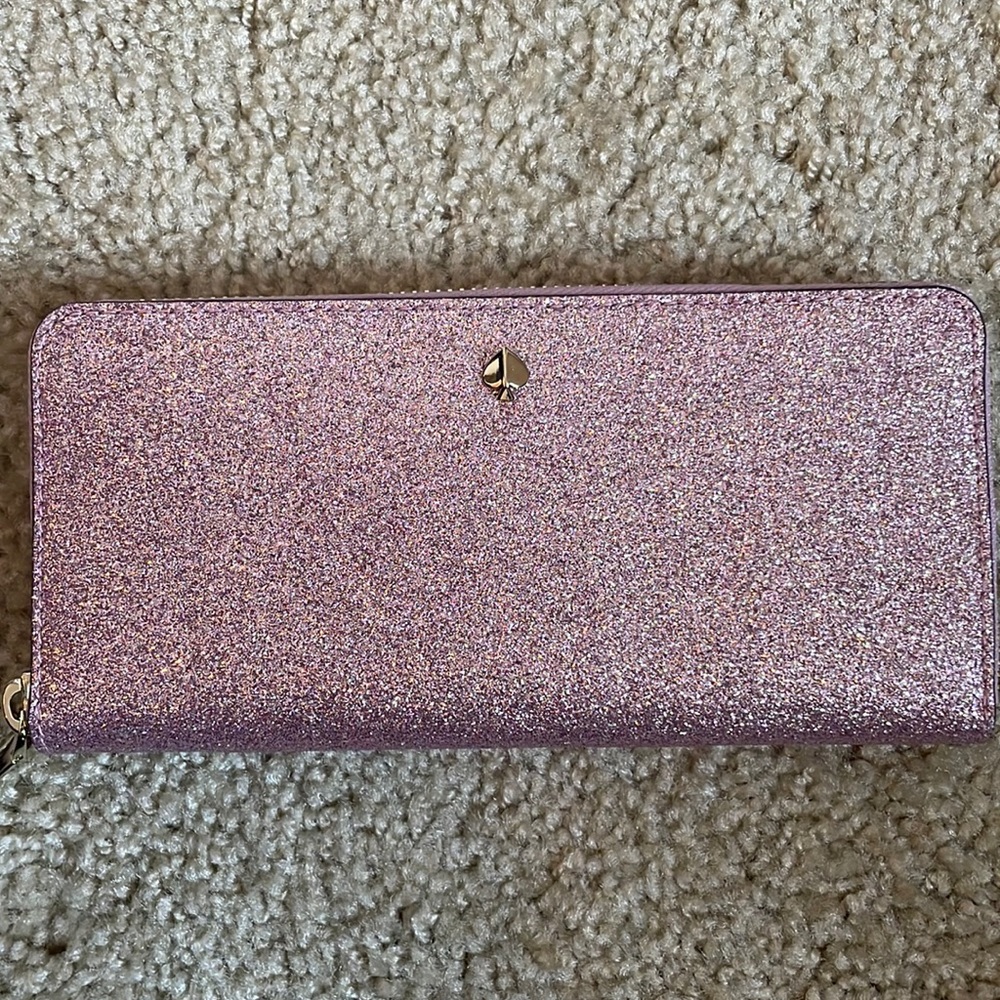 Kate Spade Rose Gold Slim continental wallet